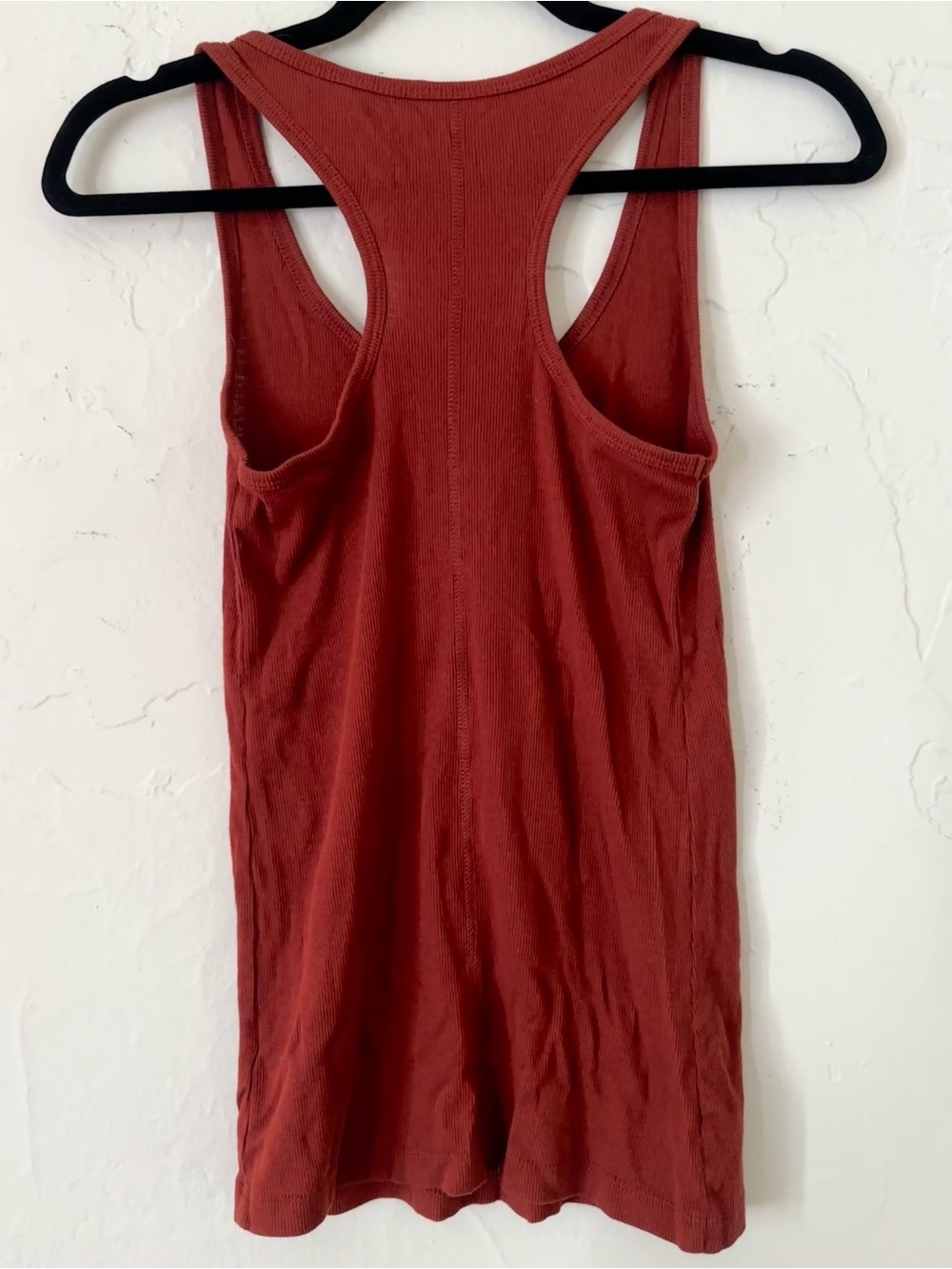 Universal Thread Women's Ribbed Racerback Tank Top in Rust - Picture 4 of 5